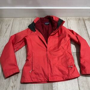 Patagonia Women's  Red Coral Ski Jacket with removable shell